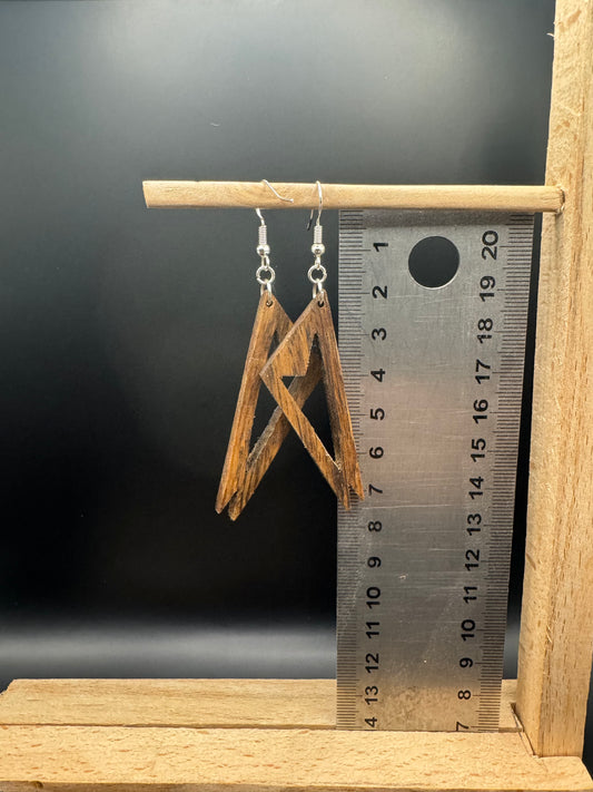 BOUCLES D'OREILLES NOYER