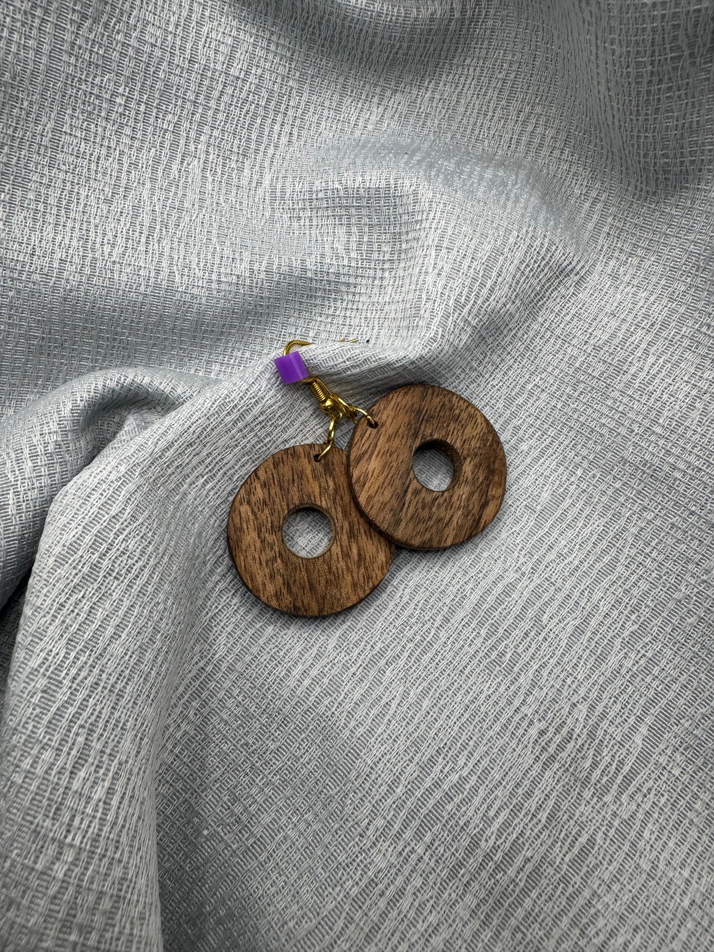 BOUCLES D'OREILLES NOYER