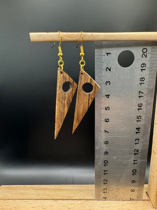 BOUCLES D'OREILLES NOYER