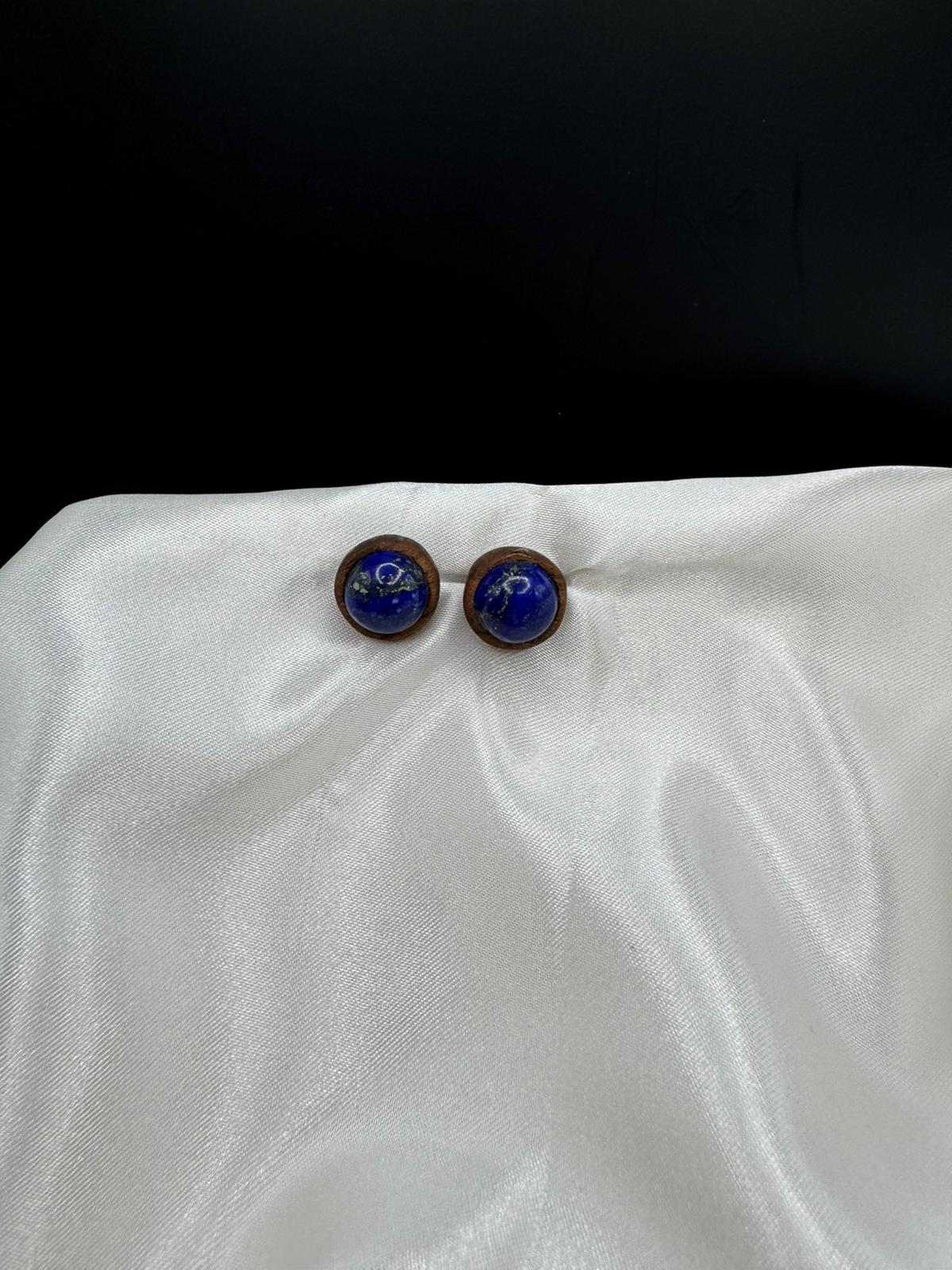 BOUCLES D'OREILLES LAPIS-LAZULI