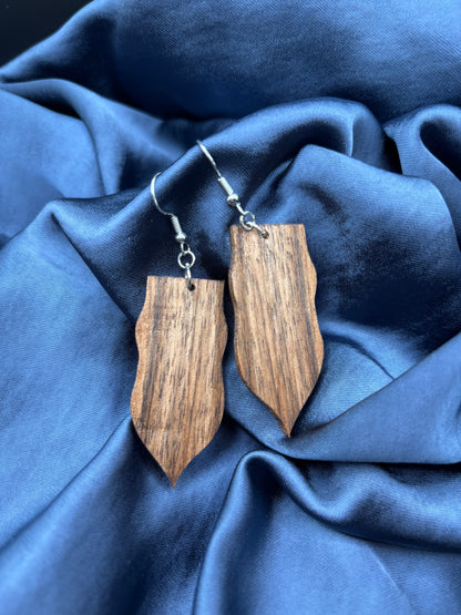 BOUCLES D'OREILLES NOYER