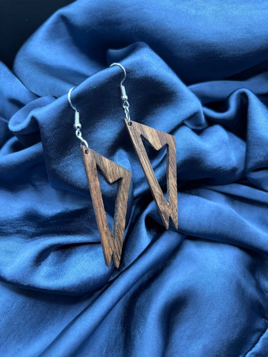 BOUCLES D'OREILLES NOYER