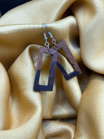 BOUCLES D'OREILLES NOYER