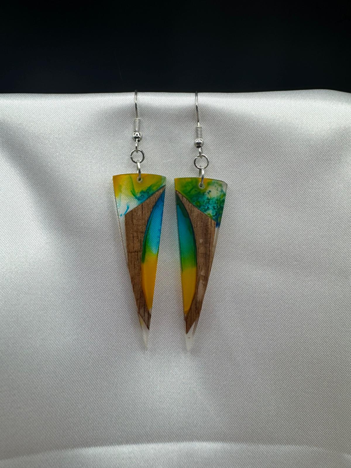 BOUCLES D'OREILLES EPOXY