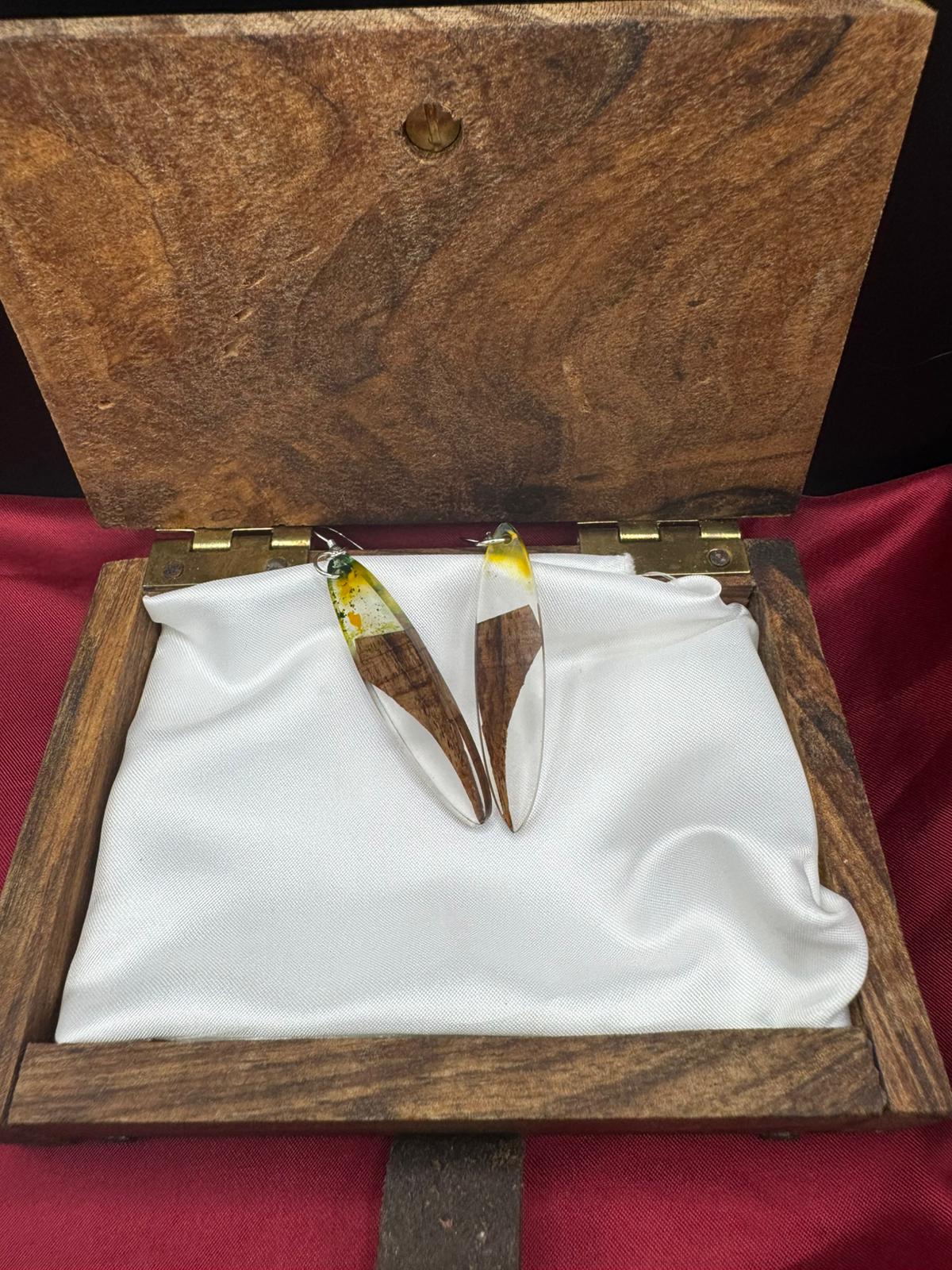 BOUCLES D'OREILLES EPOXY