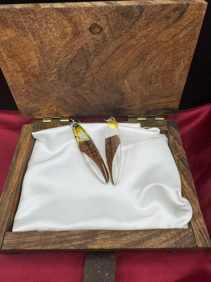 BOUCLES D'OREILLES EPOXY