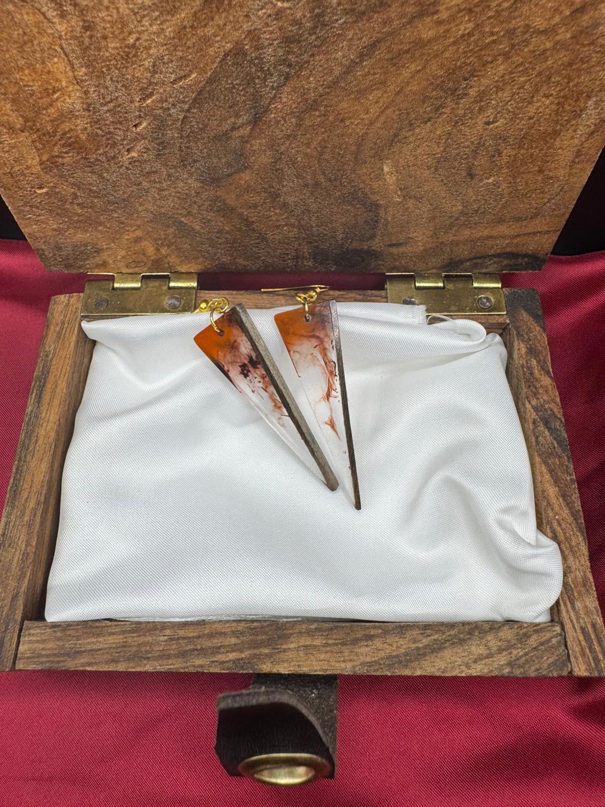 BOUCLES D'OREILLES EPOXY