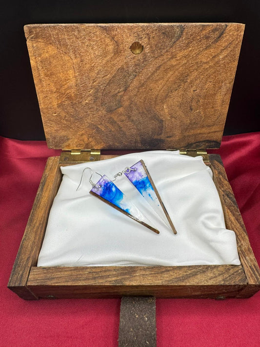 BOUCLES D'OREILLES EPOXY