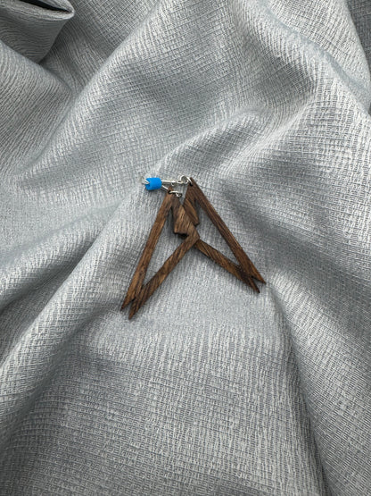 BOUCLES D'OREILLES NOYER