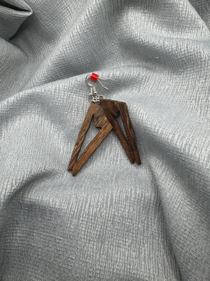 BOUCLES D'OREILLES NOYER