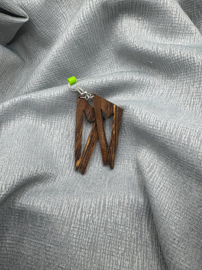 BOUCLES D'OREILLES NOYER