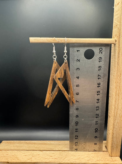 BOUCLES D'OREILLES NOYER