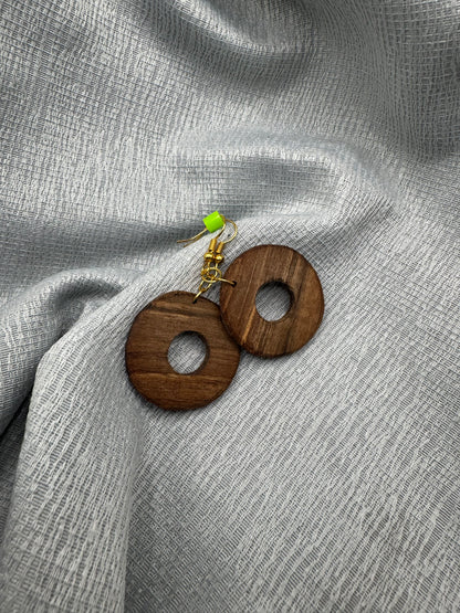 BOUCLES D'OREILLES NOYER