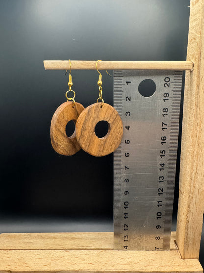 BOUCLES D'OREILLES NOYER