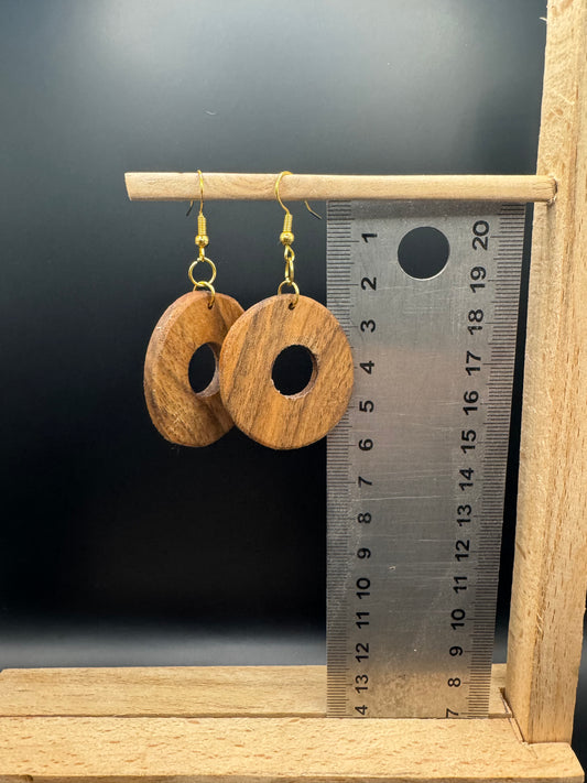 BOUCLES D'OREILLES NOYER