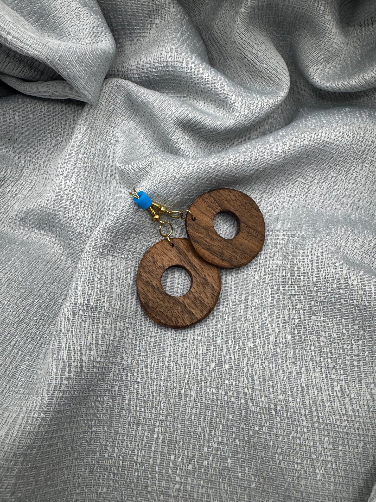 BOUCLES D'OREILLES NOYER