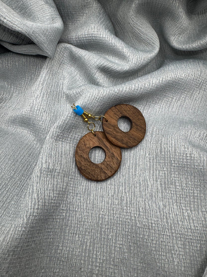 BOUCLES D'OREILLES NOYER