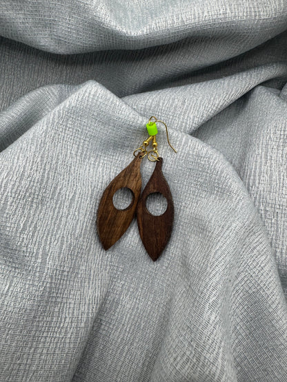 BOUCLES D'OREILLES NOYER