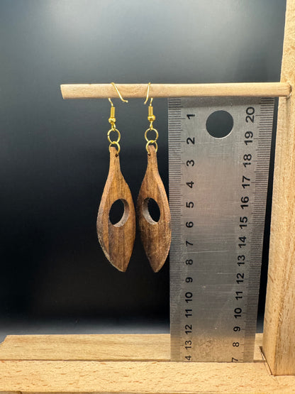 BOUCLES D'OREILLES NOYER