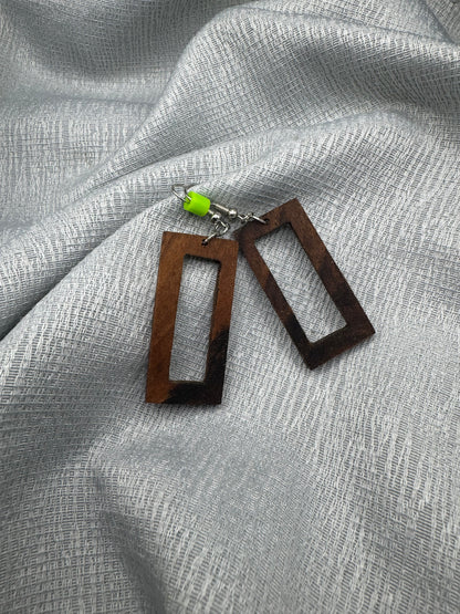 BOUCLES D'OREILLES NOYER