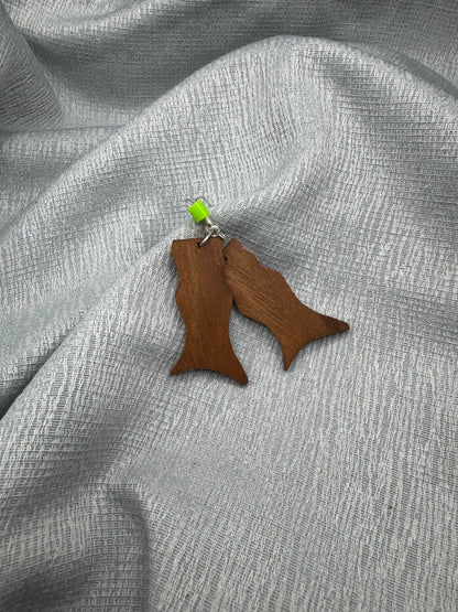 BOUCLES D'OREILLES NOYER