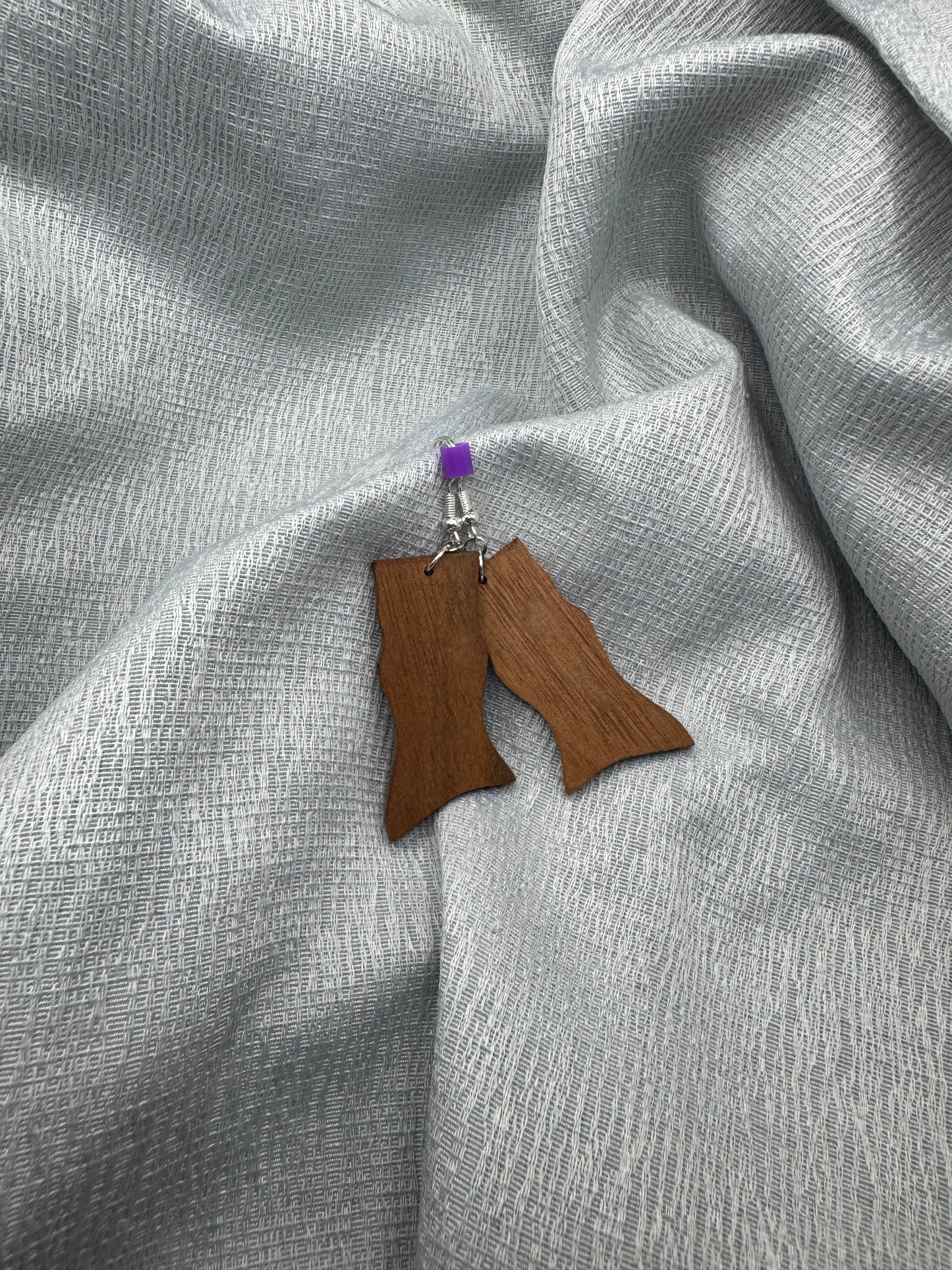 BOUCLES D'OREILLES NOYER