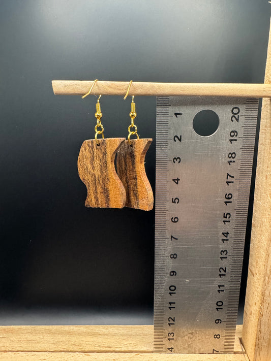 BOUCLES D'OREILLES NOYER