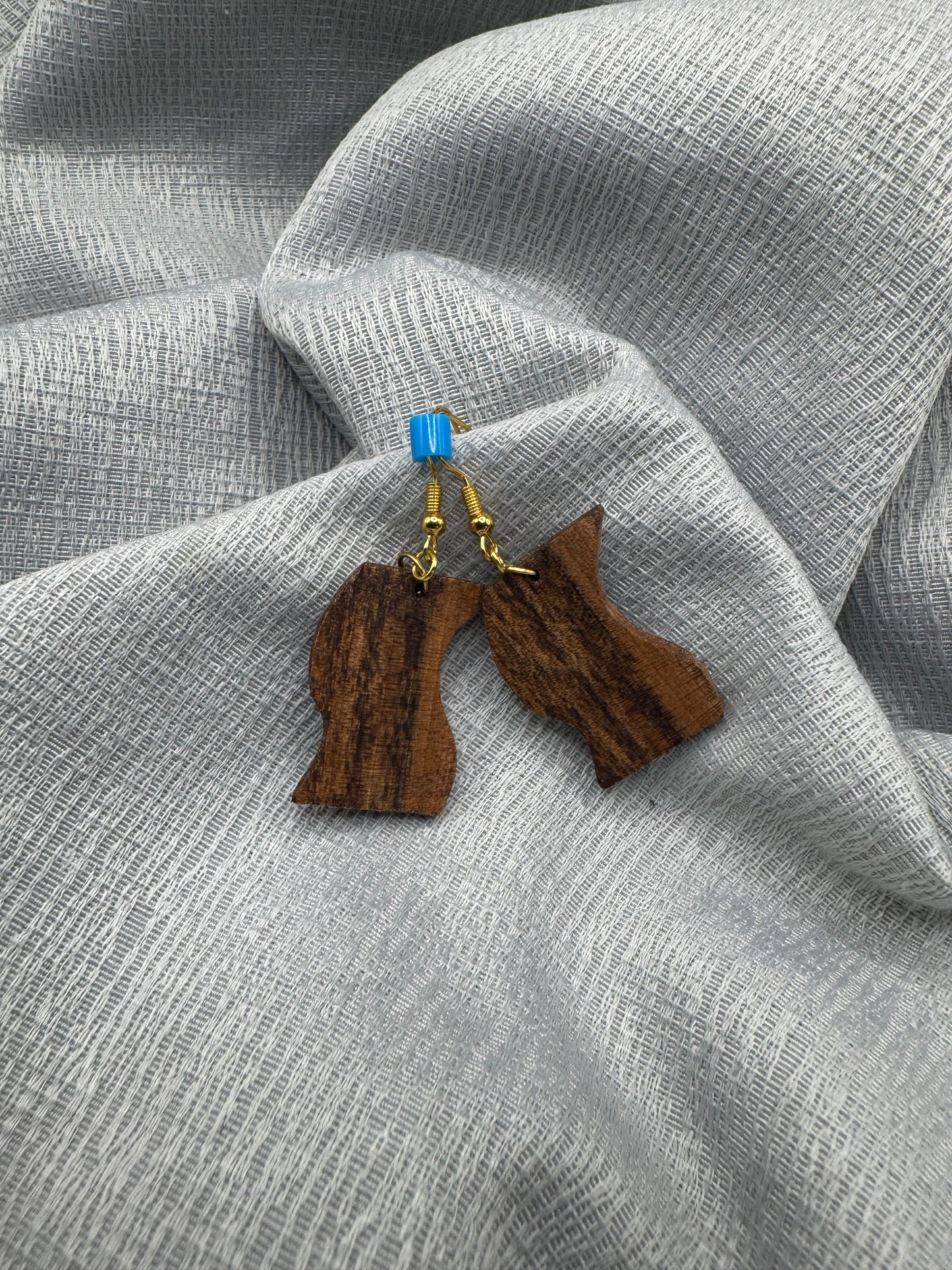 BOUCLES D'OREILLES NOYER