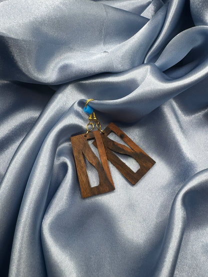 BOUCLES D'OREILLES NOYER