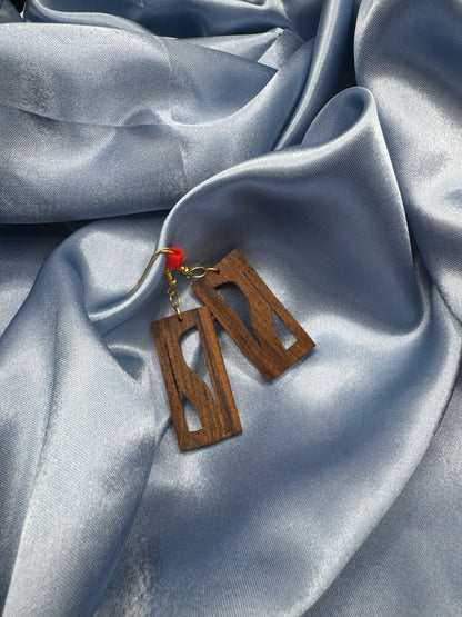 BOUCLES D'OREILLES NOYER