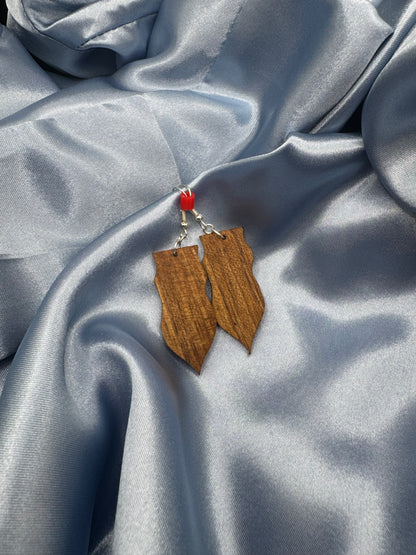 BOUCLES D'OREILLES NOYER