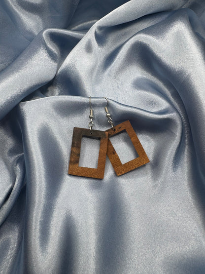 BOUCLES D'OREILLES NOYER