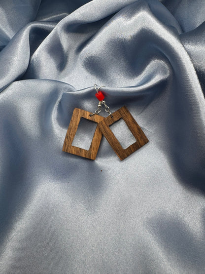 BOUCLES D'OREILLES NOYER