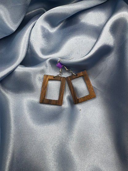 BOUCLES D'OREILLES NOYER