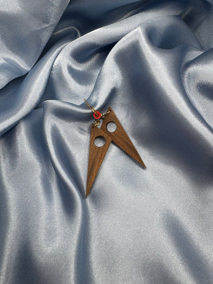 BOUCLES D'OREILLES NOYER