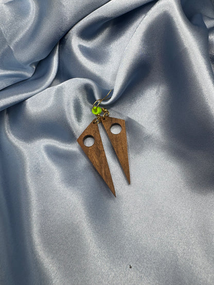 BOUCLES D'OREILLES NOYER