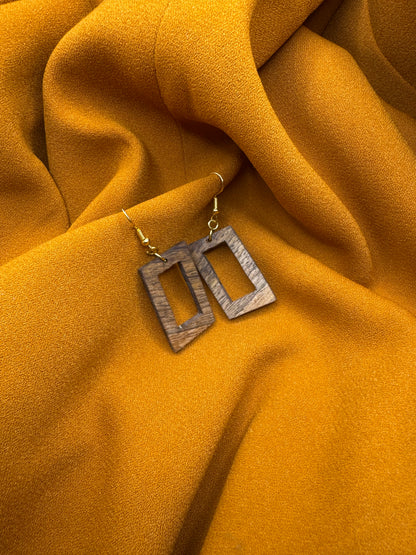 BOUCLES D'OREILLES NOYER