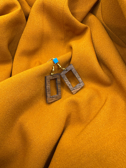 BOUCLES D'OREILLES NOYER