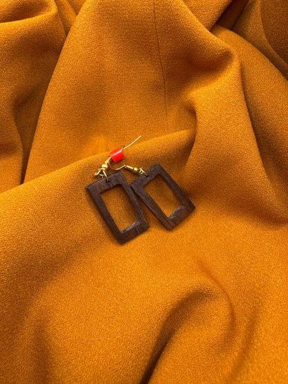 BOUCLES D'OREILLES NOYER