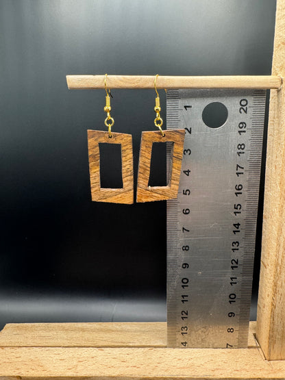 BOUCLES D'OREILLES NOYER