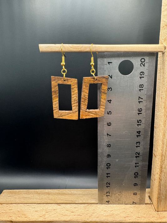 BOUCLES D'OREILLES NOYER