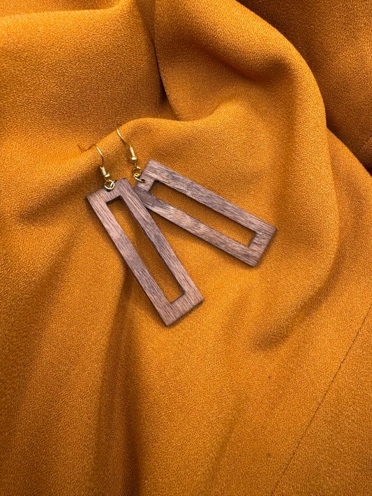 BOUCLES D'OREILLES NOYER