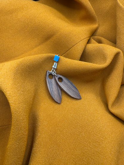 BOUCLES D'OREILLES NOYER