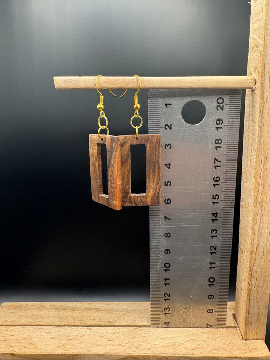 BOUCLES D'OREILLES NOYER