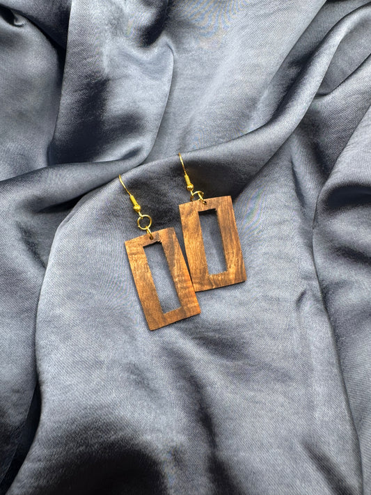 BOUCLES D'OREILLES NOYER