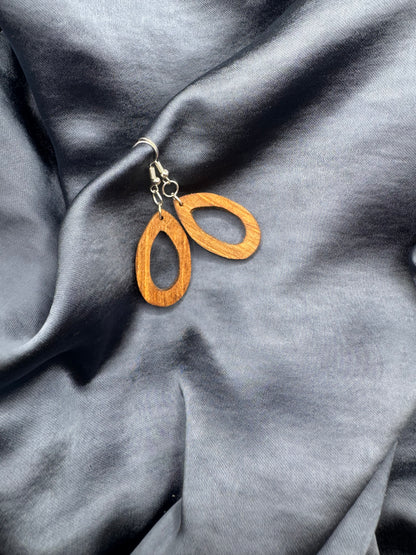 BOUCLES D'OREILLES NOYER