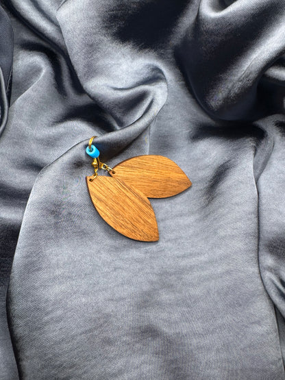 BOUCLES D'OREILLES NOYER