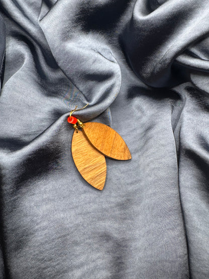 BOUCLES D'OREILLES NOYER