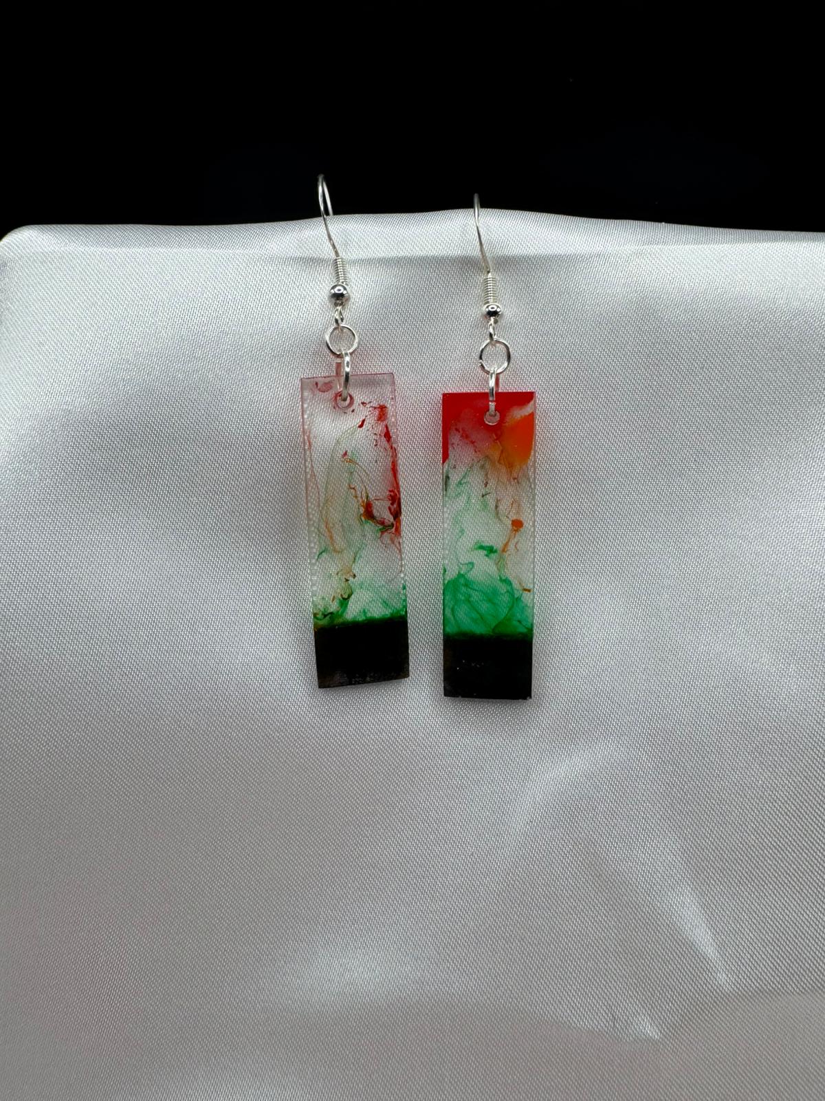 BOUCLES D'OREILLES EPOXY