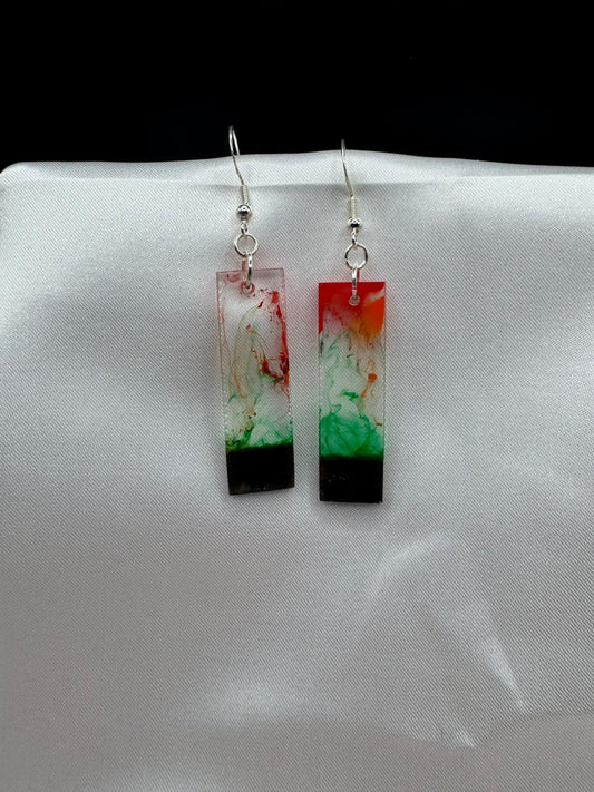 BOUCLES D'OREILLES EPOXY